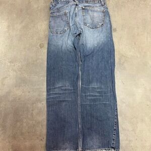 Y2K vintage baggy volcom embroidered patch work jeans‎